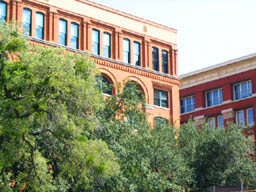 View of sixth floor from fatal spot