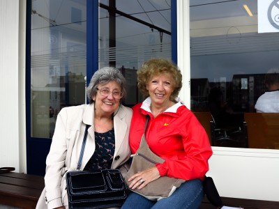Heather Webster with Irene